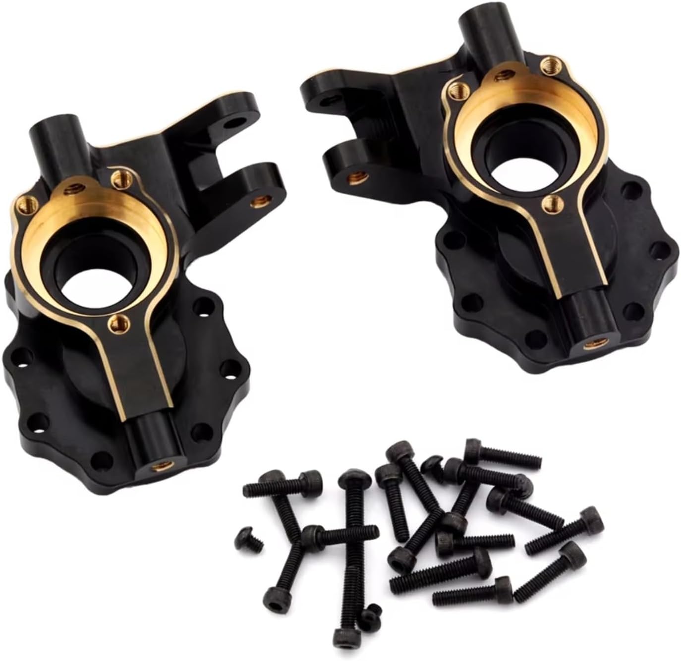 for Traxxas for TRX4 for TRX6 1/10 1 Set RC Car Portal Axle Housing Weight Upgrade Parts Black Electrophoresis RC Car Parts