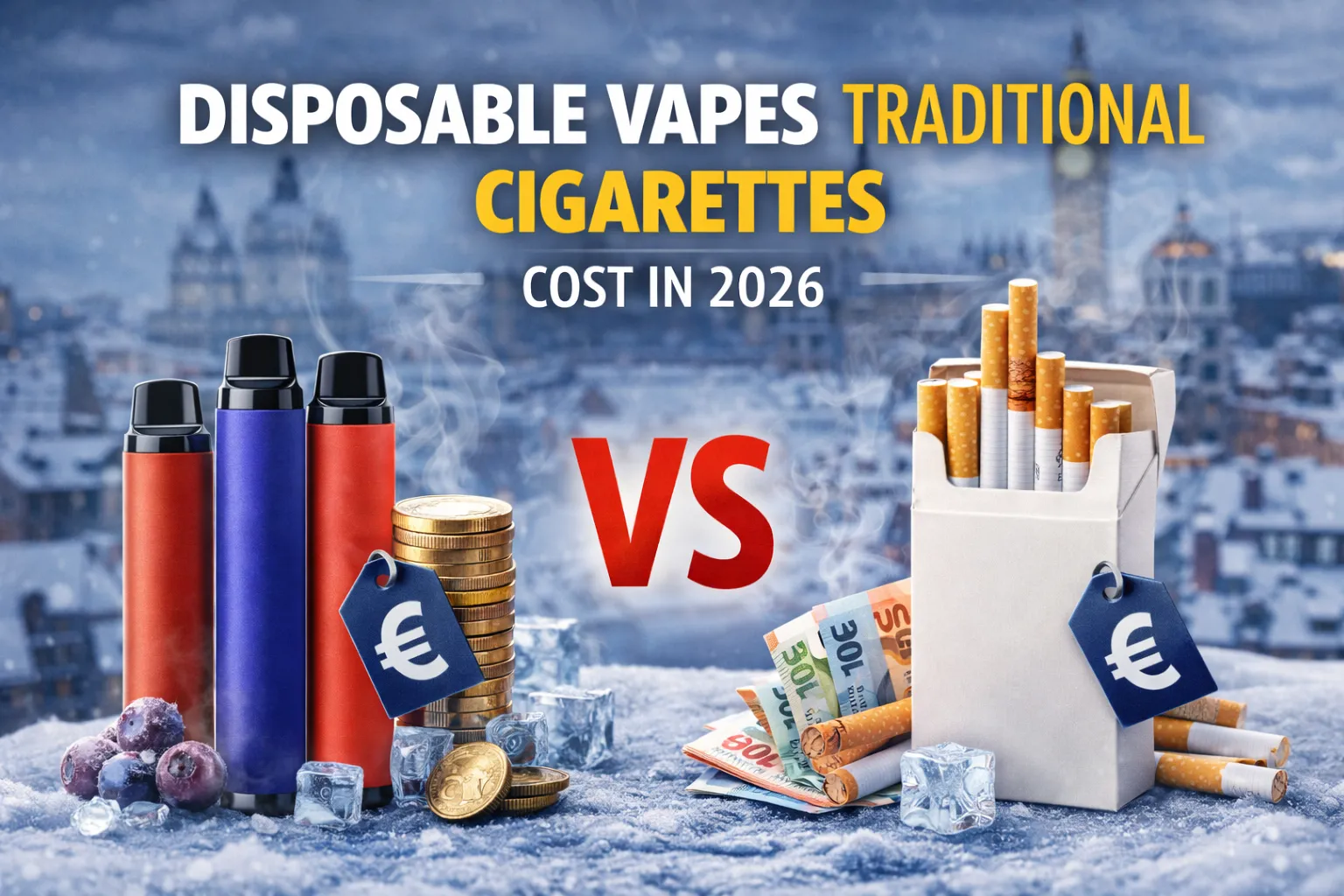 Disposable Vapes vs Traditional Cigarettes: Cost in 2026 - MYEU VAPES