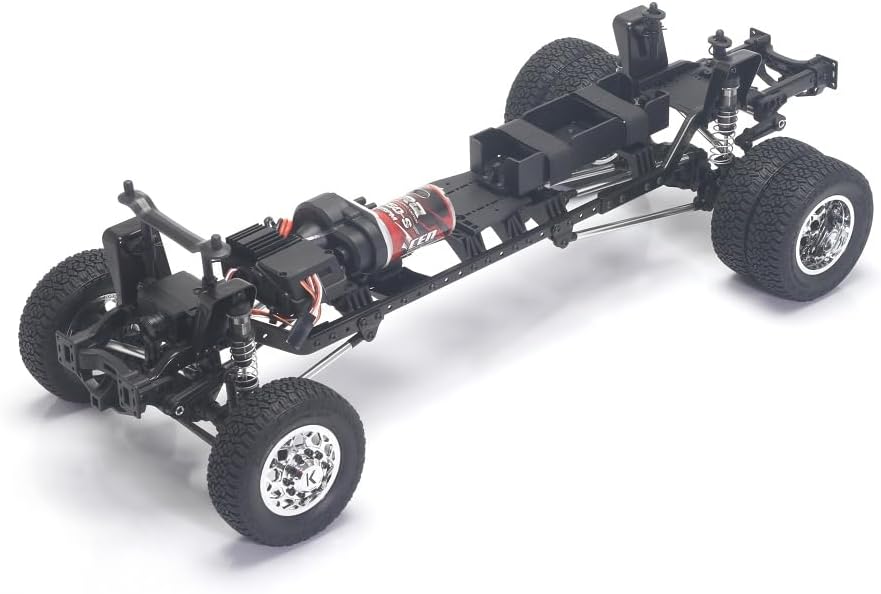 Helidirect CEN Racing Sicario 1/10 RTR 4WD Custom Dually RC Truck DL-Series - Remote Control Car for Adults, Waterproof and All Terrain Capabilities - 1/10 Scale RTR (Grey Titanium)