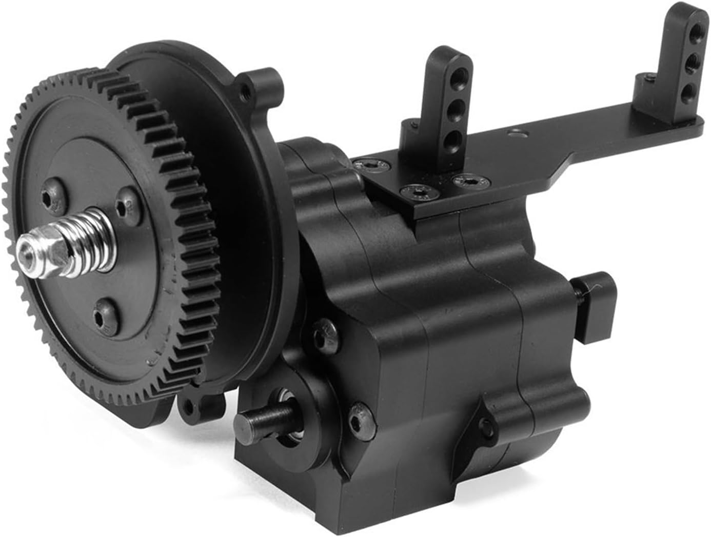 RC Crawlers Components For Axial For Wraith For RR10 90048 90018 90053 1/10 Metal 2 Speed Transmission Center Gearbox Cover Upgrade Replacement RC Car(Gearbox and Cover)