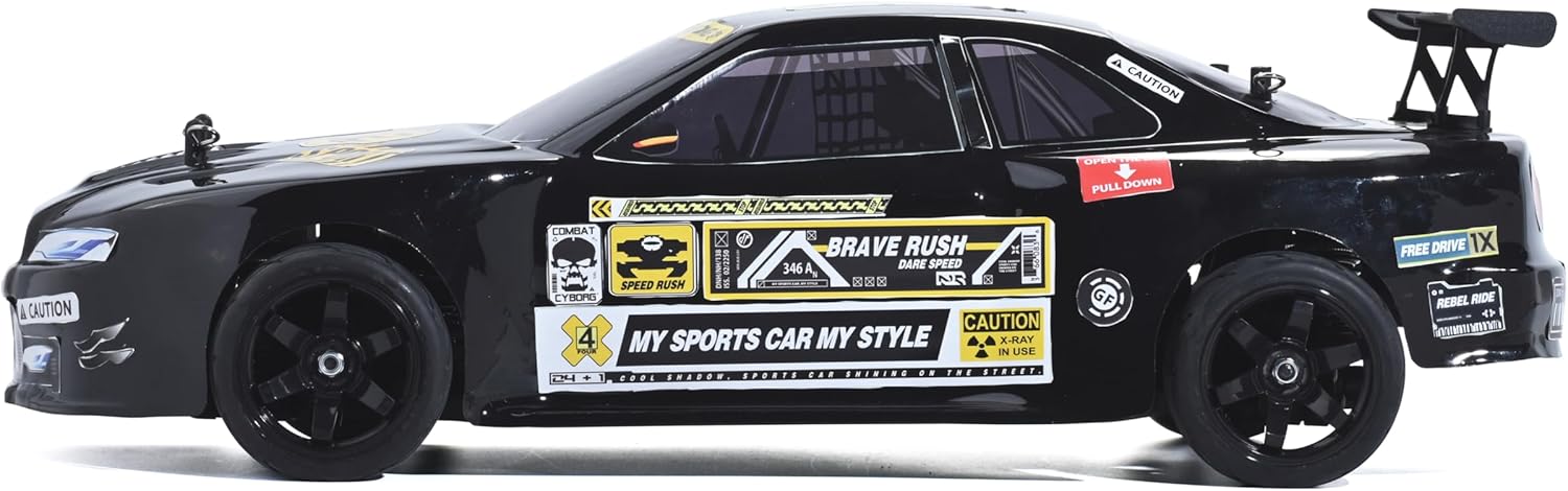 FULLFUN WYVERN 1/10 Scale RC Car for Adults, 36 MPH High-Speed 4WD Brushless Electric On-Road Touring & Drift Car, RTR with LiPo Battery & 2.4G Remote