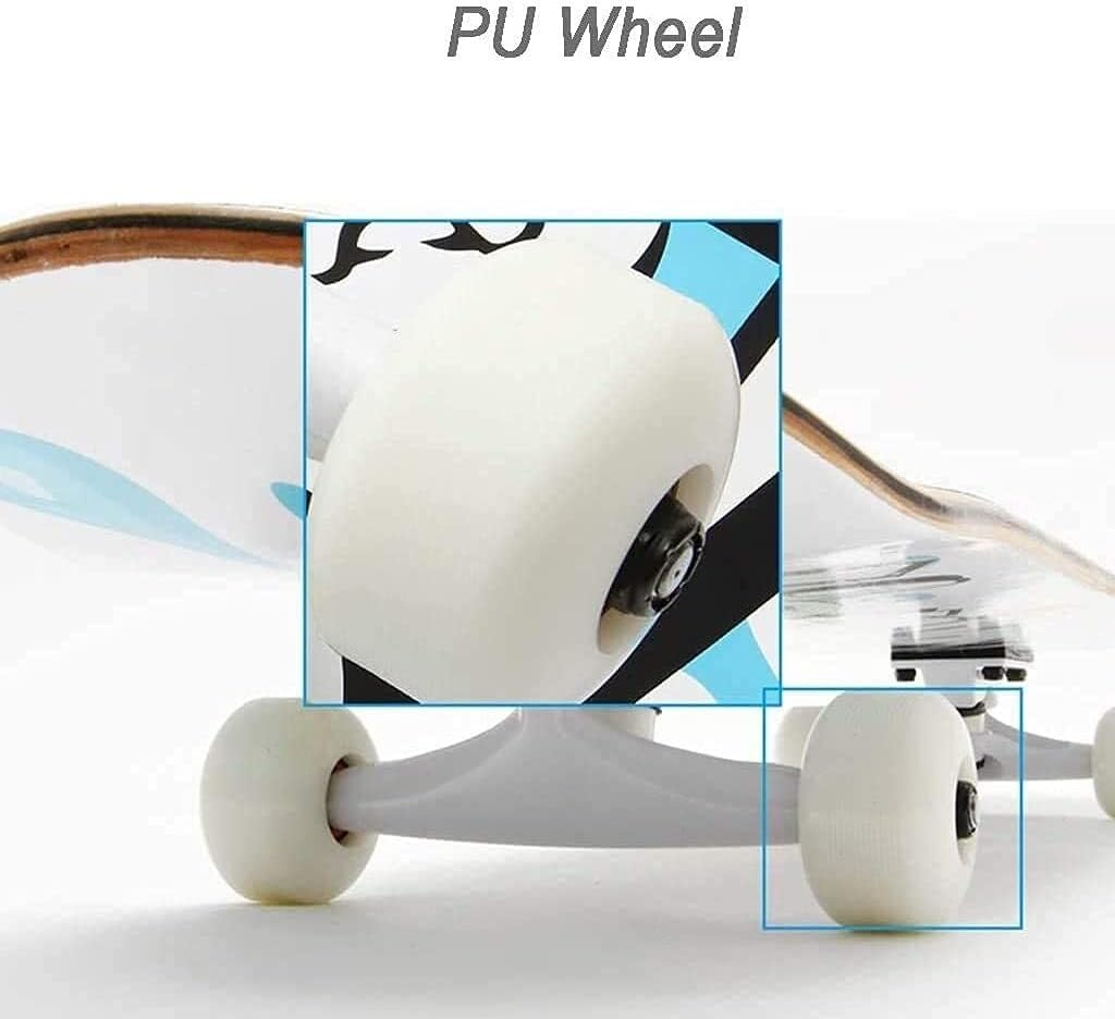 Four-Wheel Skateboard, Four-Wheel Double-Kick, concave Design, 7-Layer Maple mini