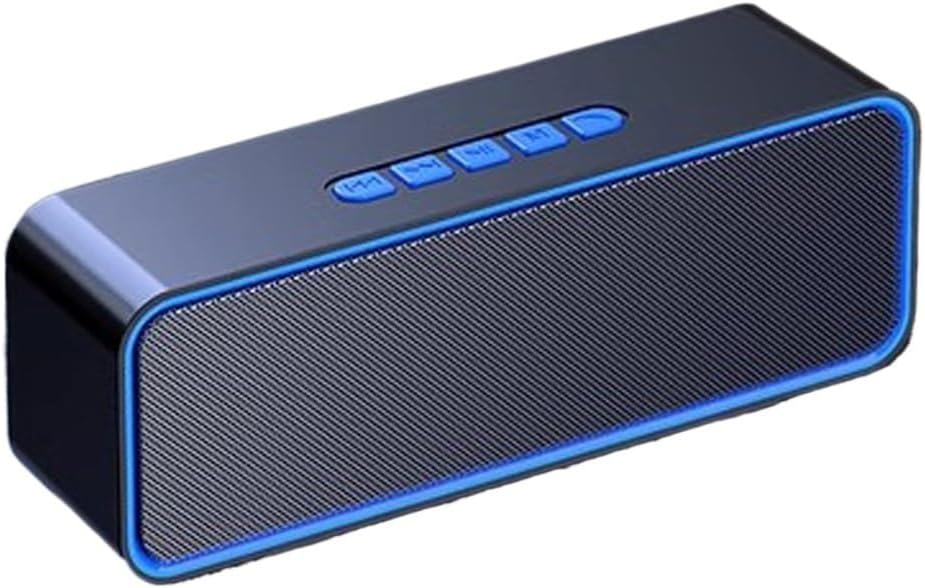 High Volume Speaker 3D Surround Home Card mini Audio Computer(Black)