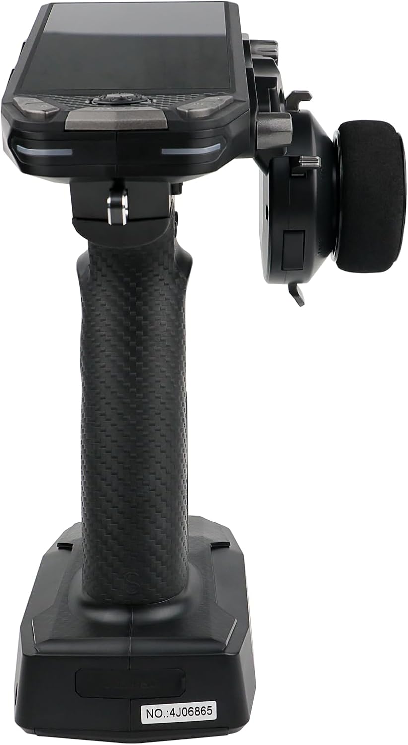 FS-G11P Flysky Transmitter, 2.4GHz 11CH Transmitter with FS-R11P Receiver Combo, IPS Display, Colorful Lighting Control, Ultra-Low Energy Consumption Suitable for ANT Models RC Toys