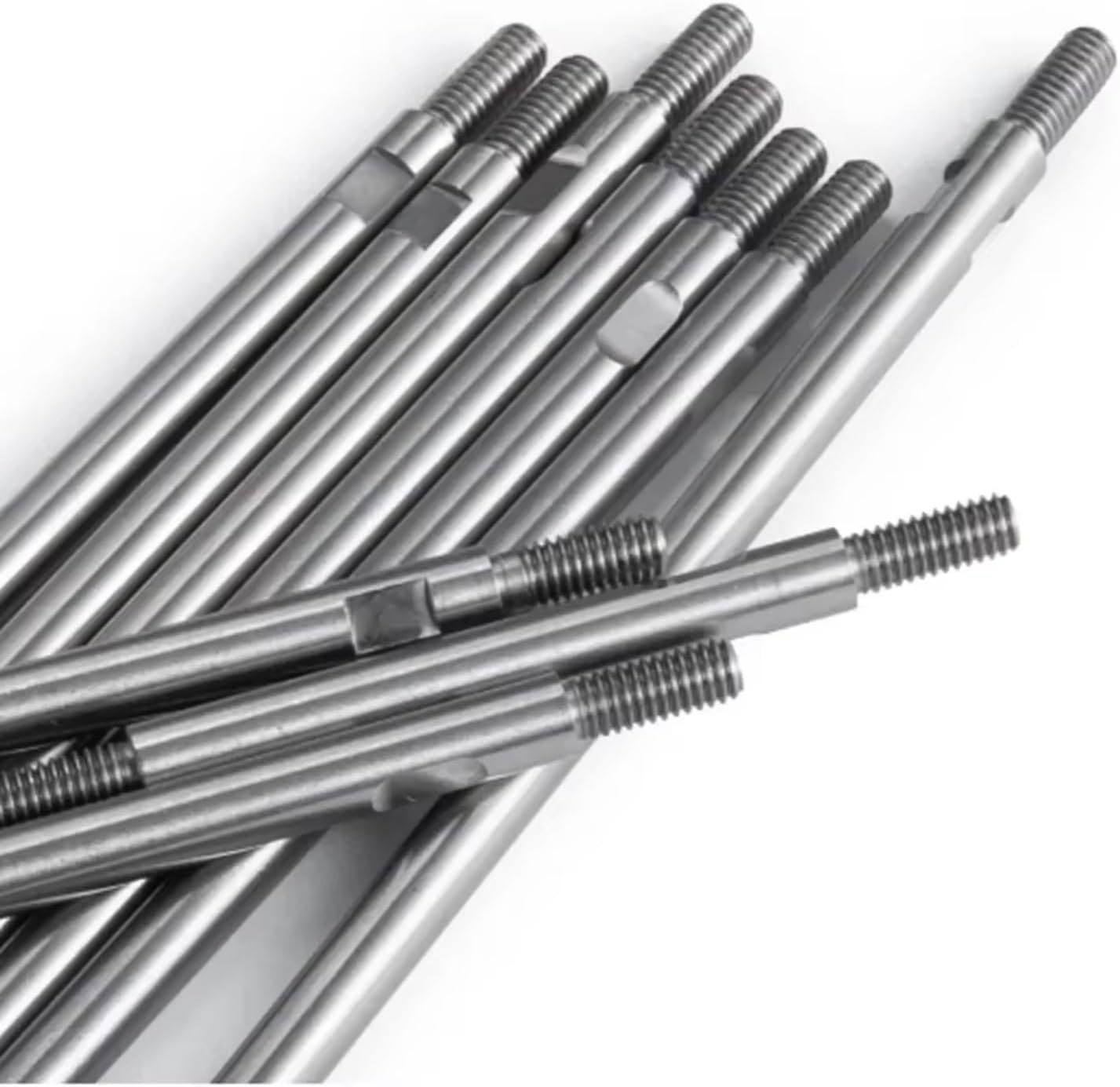 Compatible with Trxs for TRX4 1/10 RC Crawler Car Upgrade Parts 10Pcs Complete Steel 313mm Wheelbase Link Rod RC Car Upgrade Parts