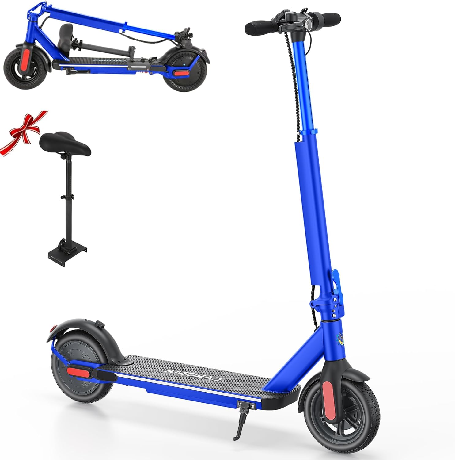 Caroma Electric Scooter Adults, Powerful 350W/500W/750W Motor, Top Speed 20/25 Mph & 18/25/30 Miles Range, 8.5