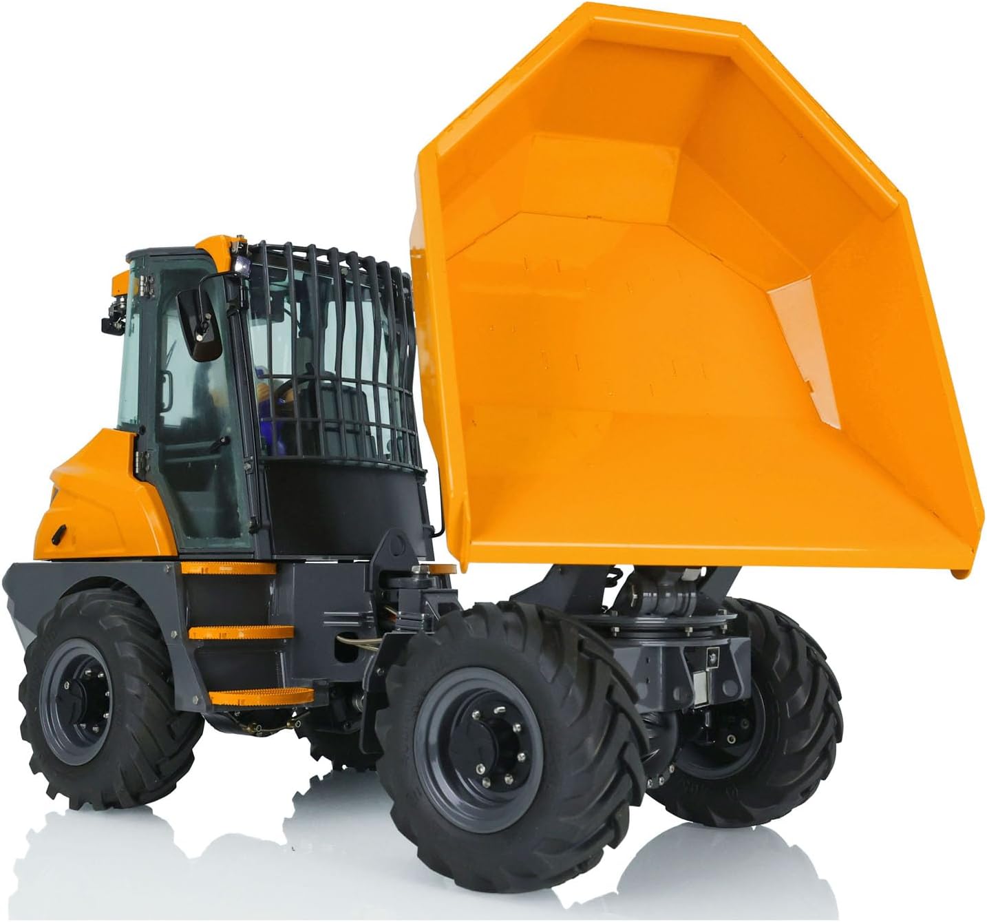 TOUCAN RC HOBBY 1/14 LESU 4 * 4 6MDX RC Hydraulic Articulated Dumper Truck Differential Lock Axles