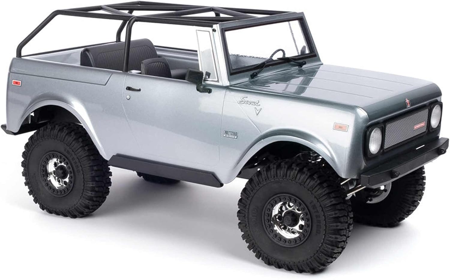 Redcat Racing Gen9 Scout 800A 1/10 Scale Trail RC Truck Crawler, 4WD Electric, 2-Speed Transmission, Portal Axles, Licensed International Body, Waterproof ESC, RTR Remote Control Truck - Graphite