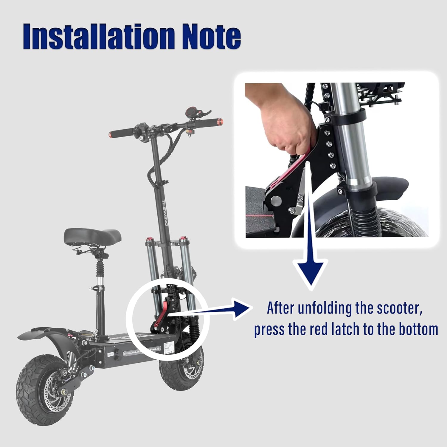 Scooter for Adults, Teewing X5 55mph Electric Scooter with 6000W Dual Motor, 75 Miles Long Range, 11