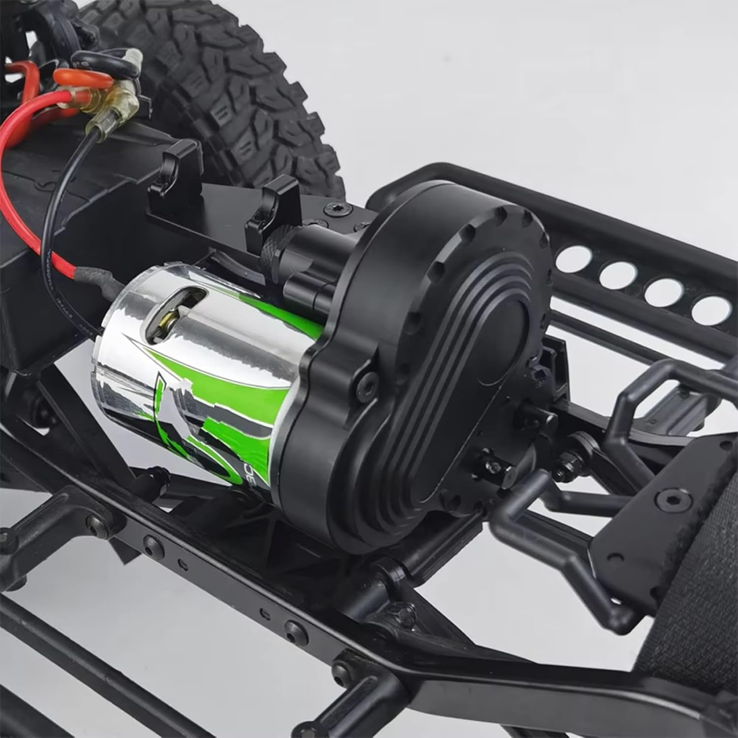 RC Gearboxes For Axial For SCX10 For Wrangler For Wraith 90048 1/10 Metal 2 Speed Reverse Gearbox Transmission Belt RC Crawler Car Parts