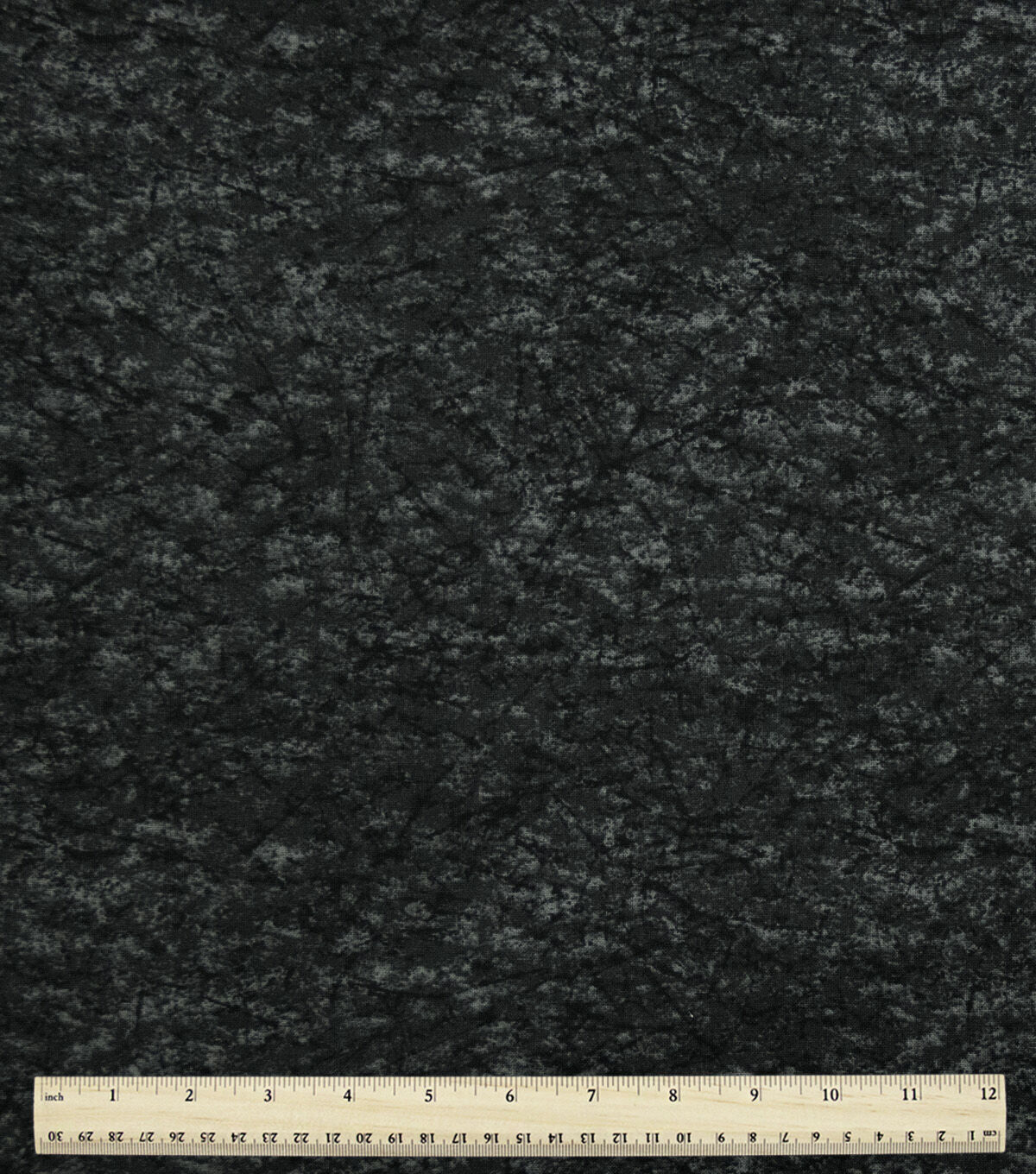 108 Wide Cotton Black Distressed Fabric