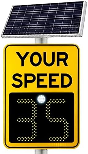 Solar Powered Radar Speed Limit Sign - 20
