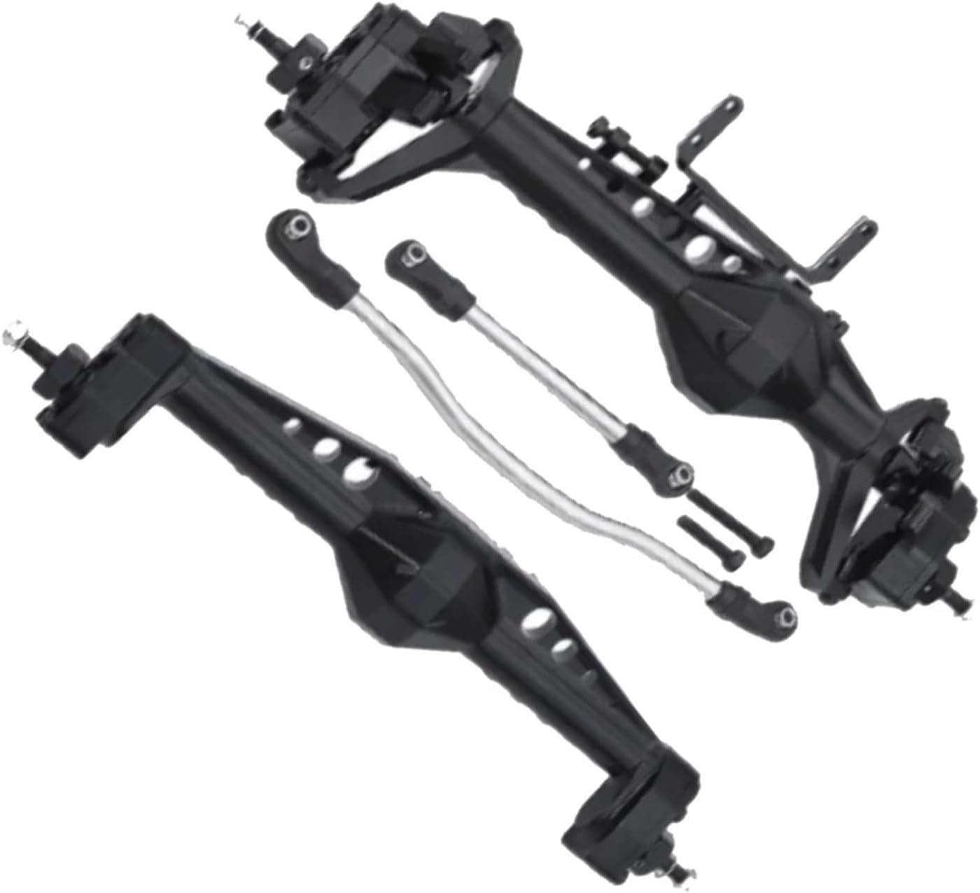 RC Vehicle Axles Compatible with Axial for Capra 1/10 RC Crawler Car Aluminum Alloy Front Rear Axle RC Car Upgrade Parts Upgrade Accessories