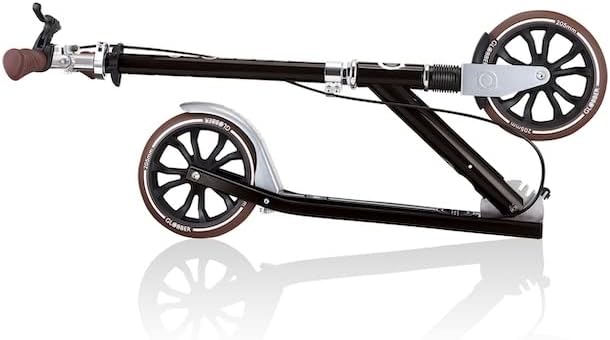 Globber NL 205 Deluxe - Scooter 205 mm ABEC 7 Handbrake Height Adjustable Front Suspension Folding Mechanism