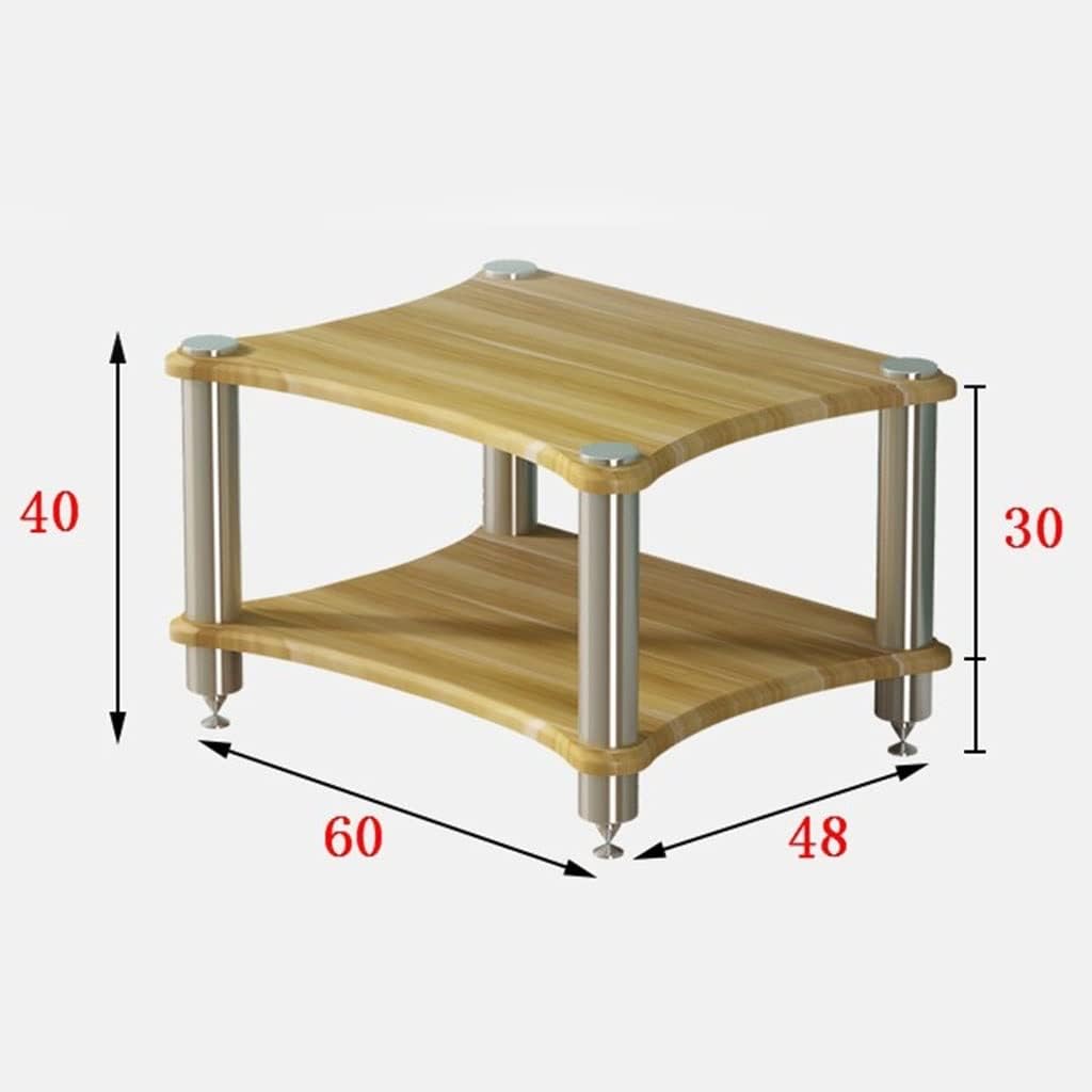MDYHY 3 Tier HiFi Speaker Rack AV Equipment Cabinet Stand for TV & Amplifier Stylish TV Cabinet for Home Audio System Durable & Space Saving Design