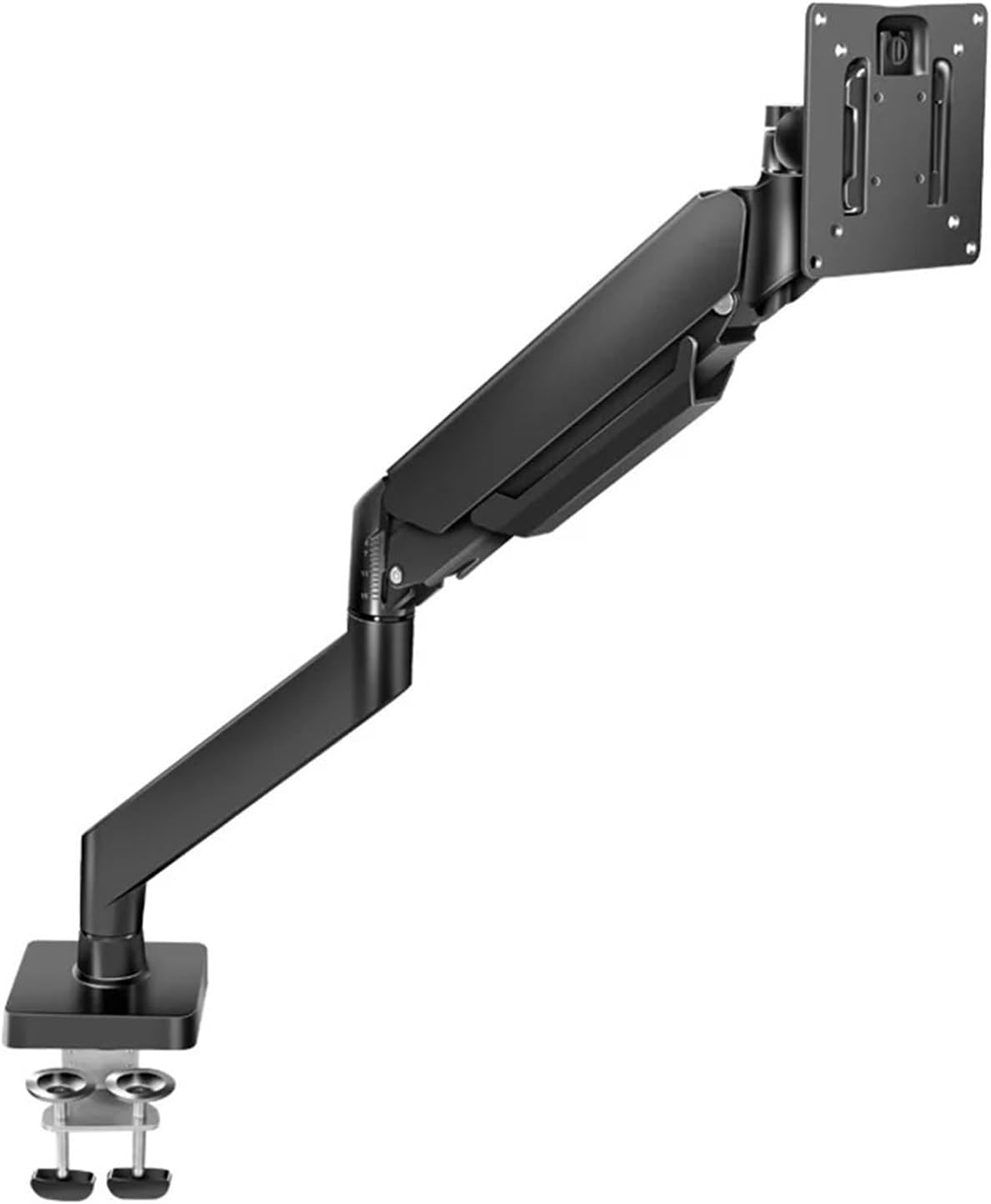Gas Spring 17-45 Inch Desktop LED LCD TV Stand Monitor Mounting Bracket Arm Ergonomic Computer Stand PC Storage Rack(M7P 45inch)