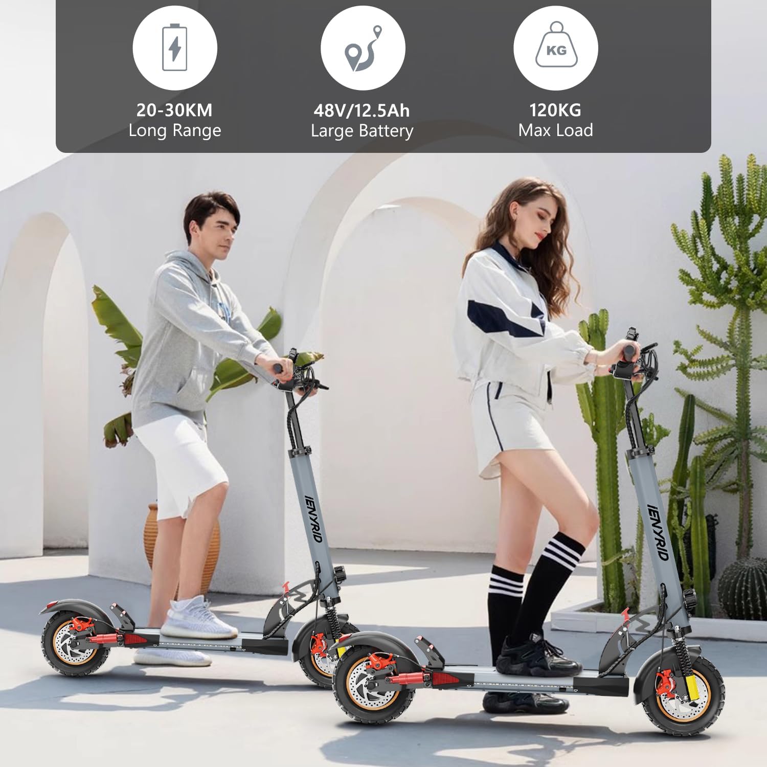 Electric Scooter Adults, 800W Motorized Eletric Kick Scooters, 10