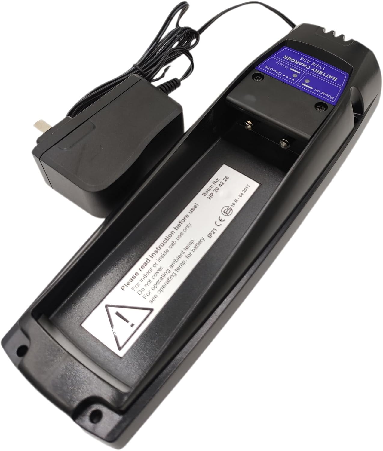 100-240V Scanreco 434 Charger with (4 Counts) Scanreco 593 7.2V Battery for SCANRECO 590/592/593/960/1026/EEA2512/RC400