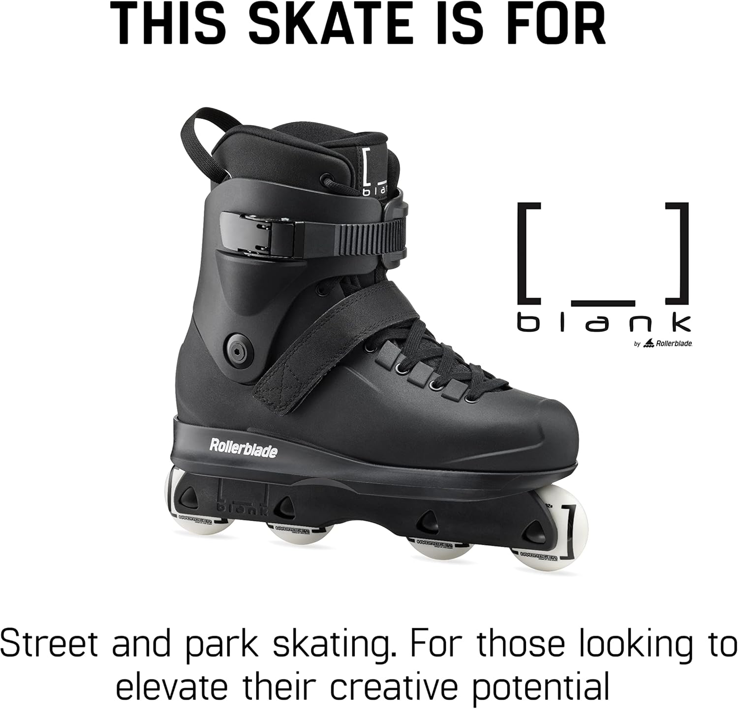 Rollerblade Blank Unisex Adult Fitness Inline Skate