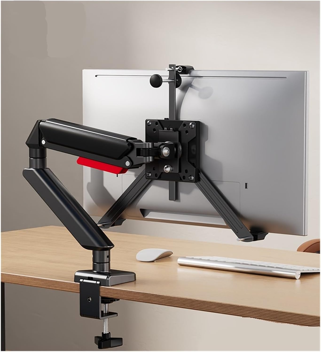 Stand Computer Holeless Monitor Stand Robotic Arm No Punching No Screw Expansion Hole Special Accessories X1(S1 White)