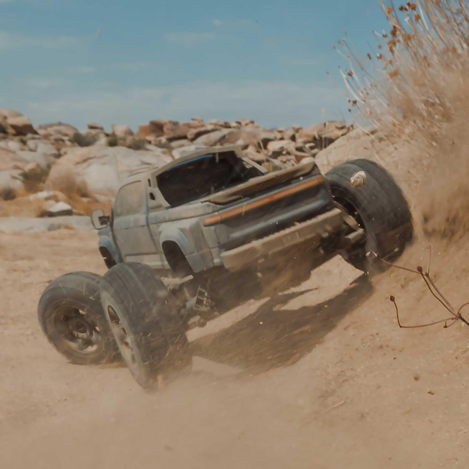 ARRMA RC Truck 1/10 Big Rock 4X4 223S BLX BRUSHLESS Street Truck RTR (Batteries and Charger Not Included) with DSC, (Blue), ARA4312V4T3