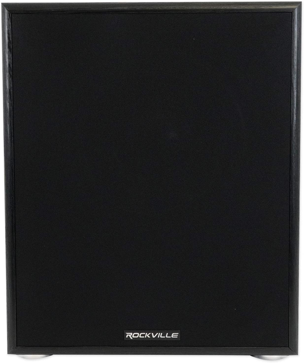 Rockville Rock Shaker 12 800W Powered Home Theater Subwoofer, Deep Bass, Adjustable Crossover, Compact Design, for Home Audio Enthusiasts