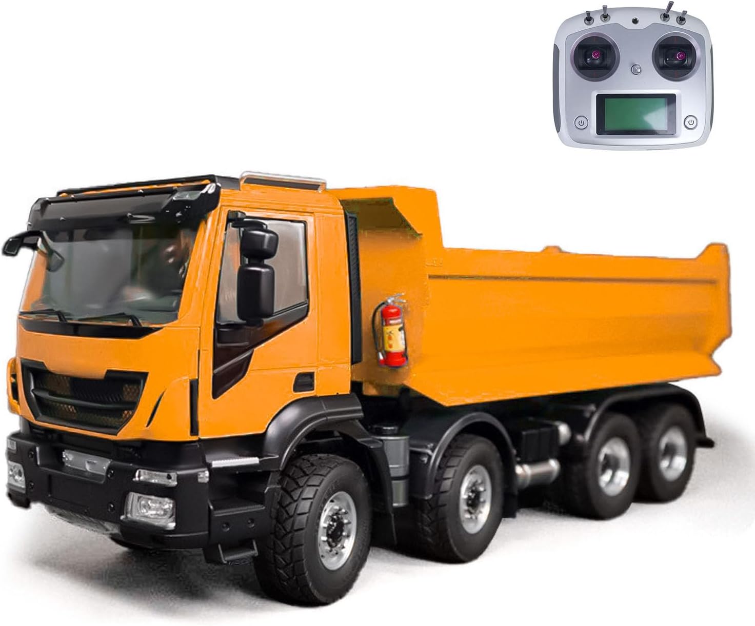 TOUCAN RC HOBBY 8X8 Hydraulic RC Tipper Cars 1/14 Metal Radio Control Dump Trucks Model 2-Speed