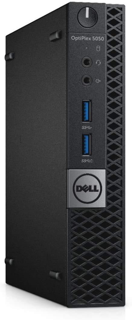 Dell OptiPlex 5050 Micro Form Factor (Intel Core i5-7600T, 8GB DDR4, 256GB SS WiFi, DP, HDMI, Windows 10 Pro ¦ (Renewed)