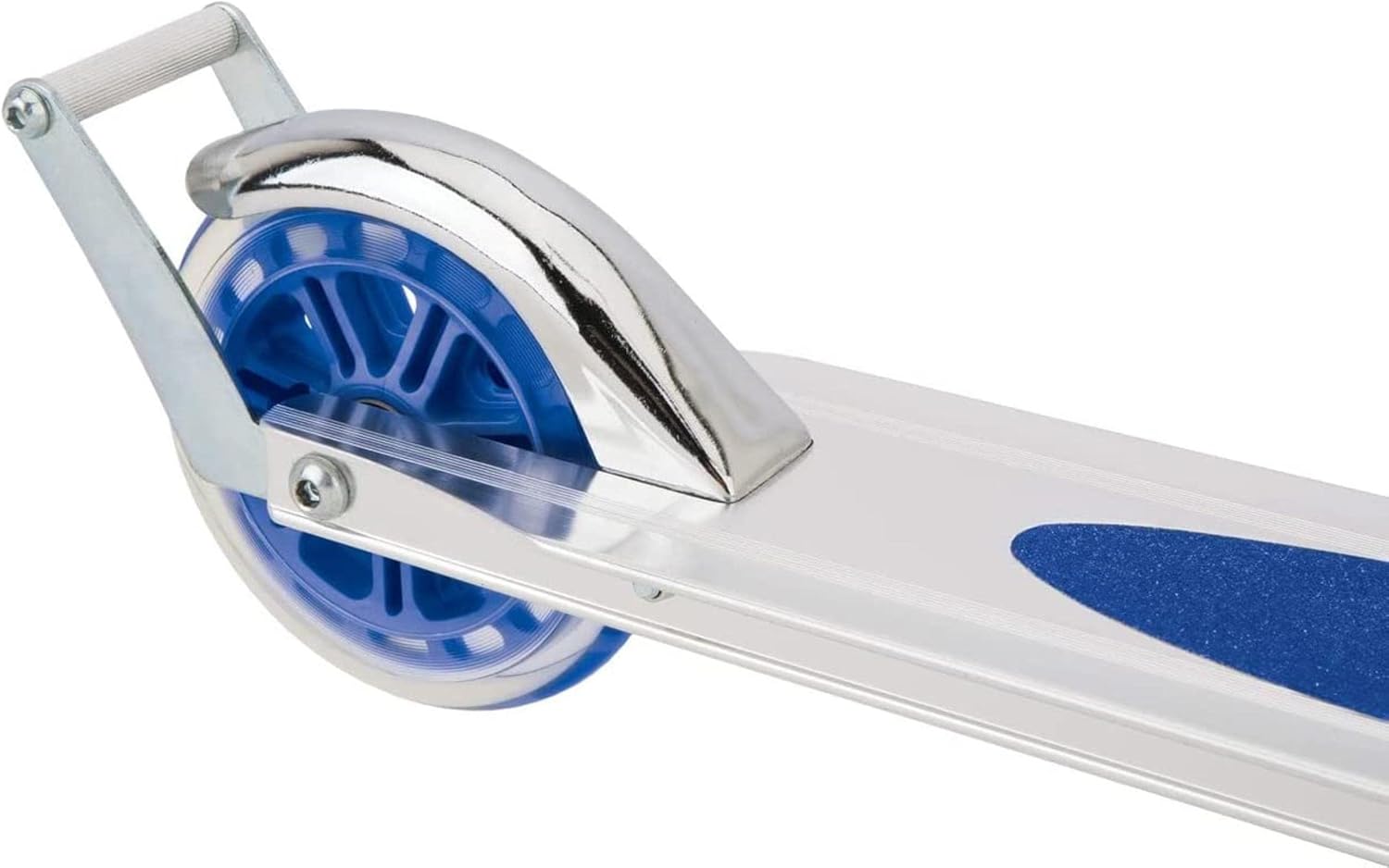 Foldable Kick Scooter for Kids Larger Wheels Front Suspension Wheelie Bar Lightweight and Adjustable Handlebars