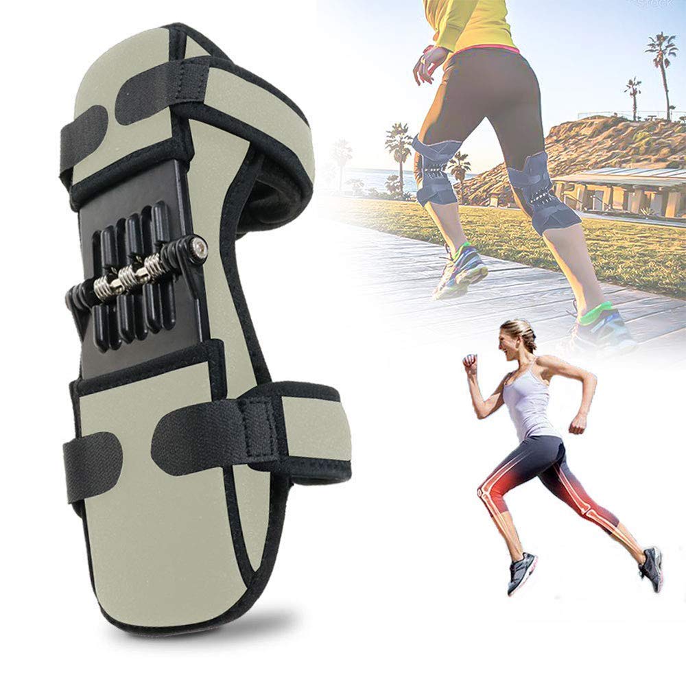 ROLTIN Knee Guard Protector Mountaineering Motion Daily Deep Care Joint Knee Pads Powerful Rebound Spring Force 1 Pair jiangyu1994