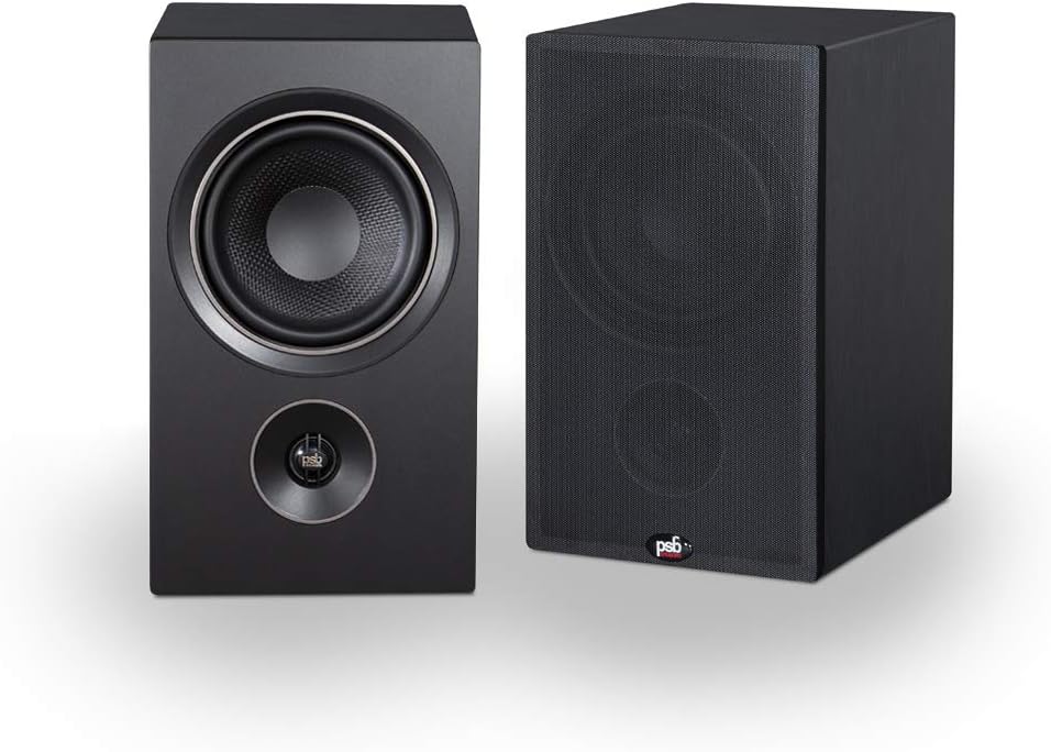 PSB Speakers Alpha P5 Bookshelf Speaker - Black Ash