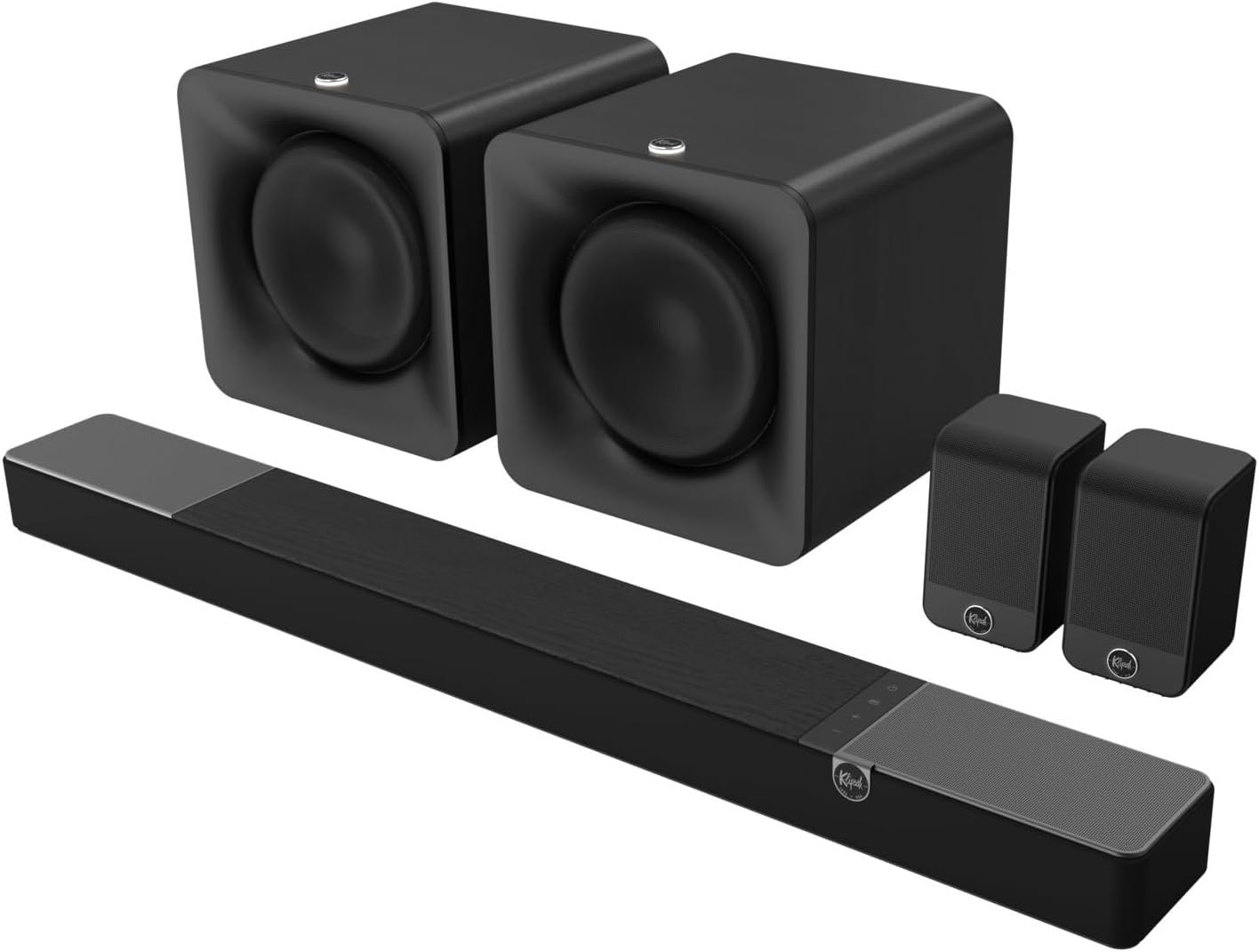 Klipsch FLEXUS-200-SOUNDBAR 3.1.2 Sound System Soundbar with 2 FLEXUS-10-SUB 10