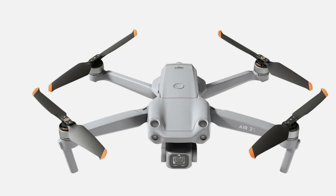 DJI Air 2S Fly More Pro Vlogger Combo with DJI RC, Drone with 3-Axis Gimbal Camera, 5.4K Video, 1-Inch CMOS Sensor, 4 Directions of Obstacle Sensing, 31 Mins Flight Time, 12km 1080p Video Transmission, Two Extra Batteries