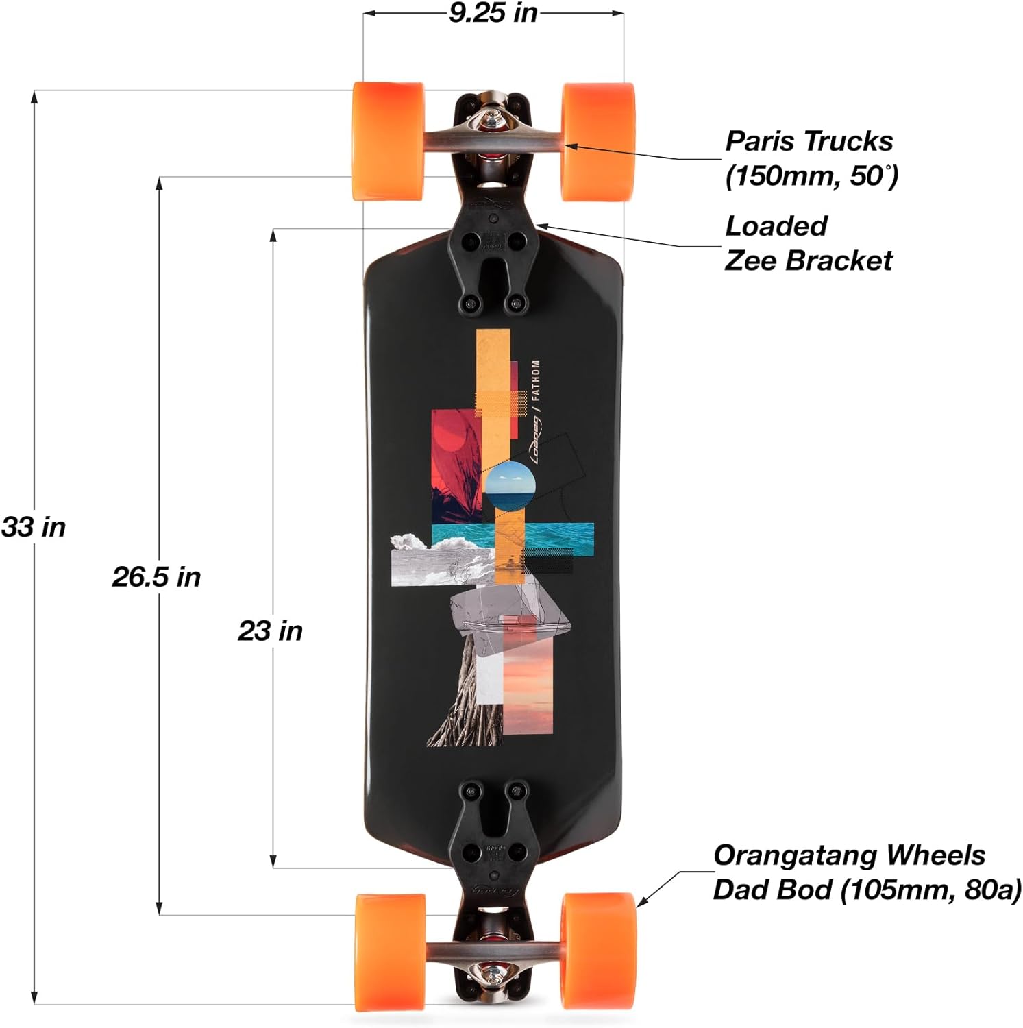 Loaded Boards Fathom Longboard Skateboard