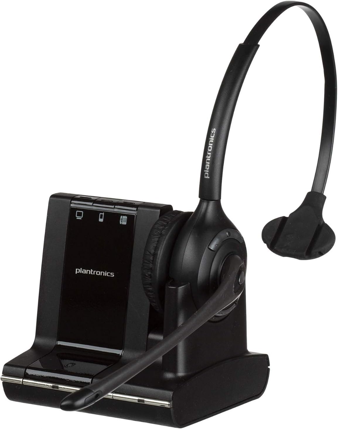 Plantronics Savi W710-M Multi Device Wireless Over-The-Head Headset System with Cable Management Accessories (Renewed)