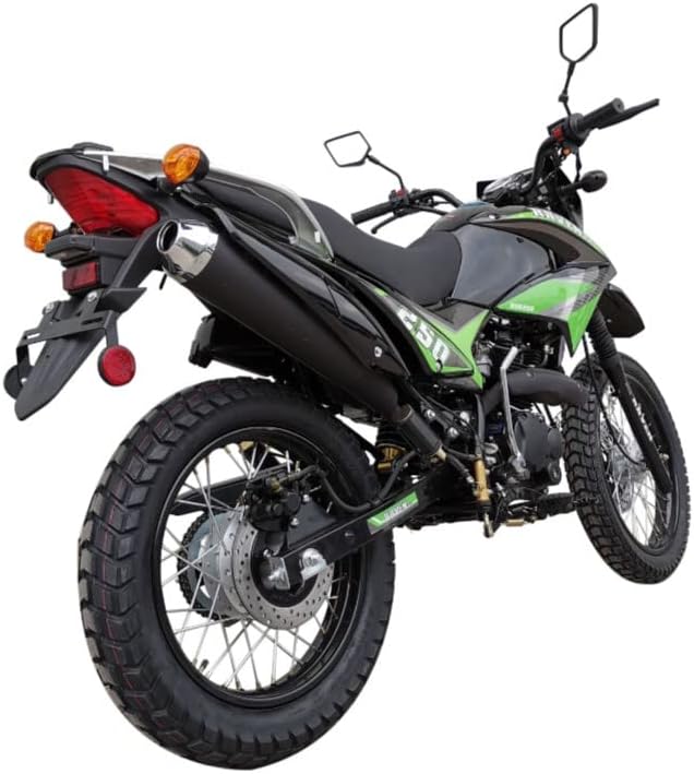 HHH 250cc Scooter Dirt Bike Raven XL 250 Enduro Street 250cc Motorcycle Dual Sports Enduro Bike - Choose Your Color