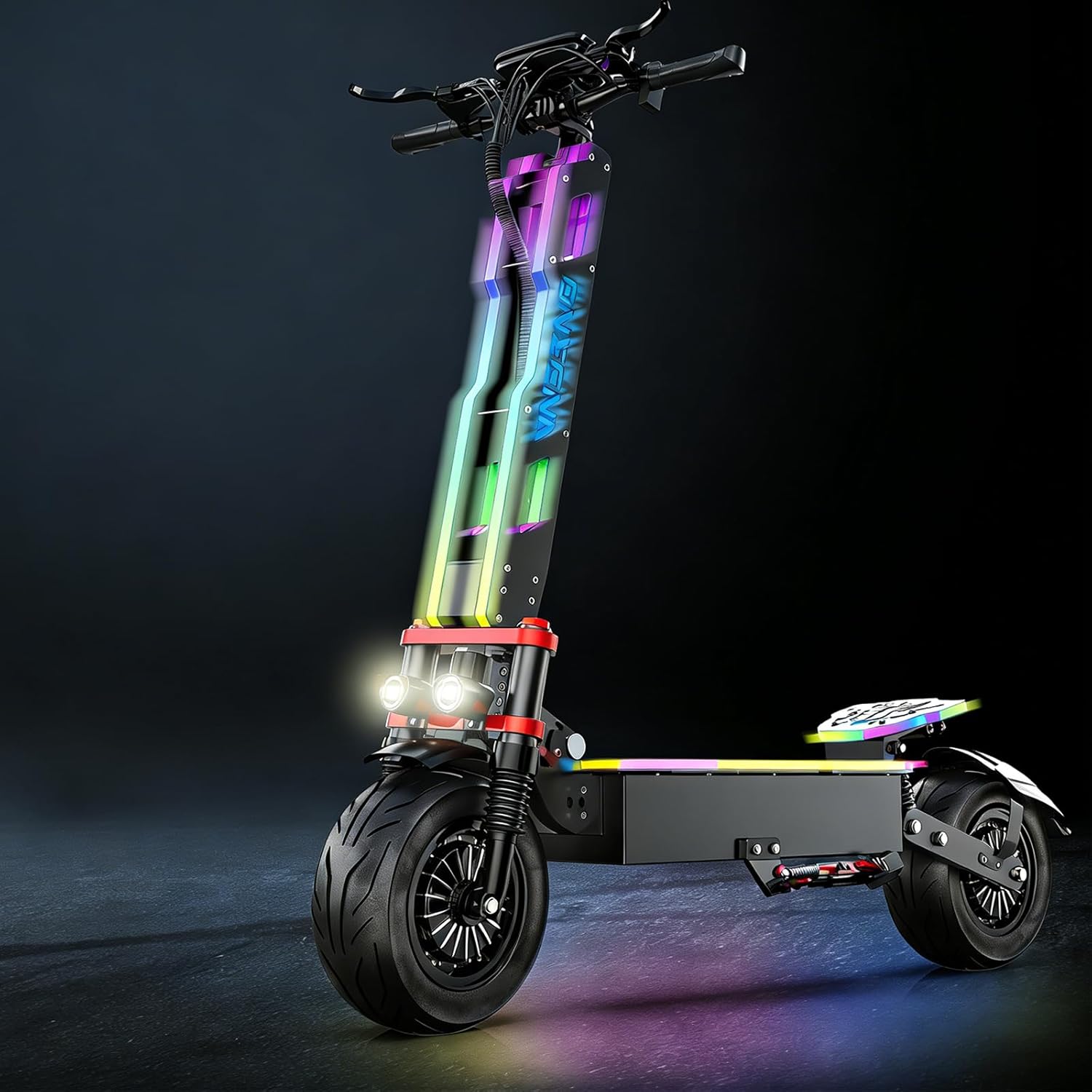 70 Miles Long Range Adults Electric Scooter, 7000W Dual Motor, 55MPH Fast Escooter,12 Inches Road Tires Foldable E-Scooters with Seat