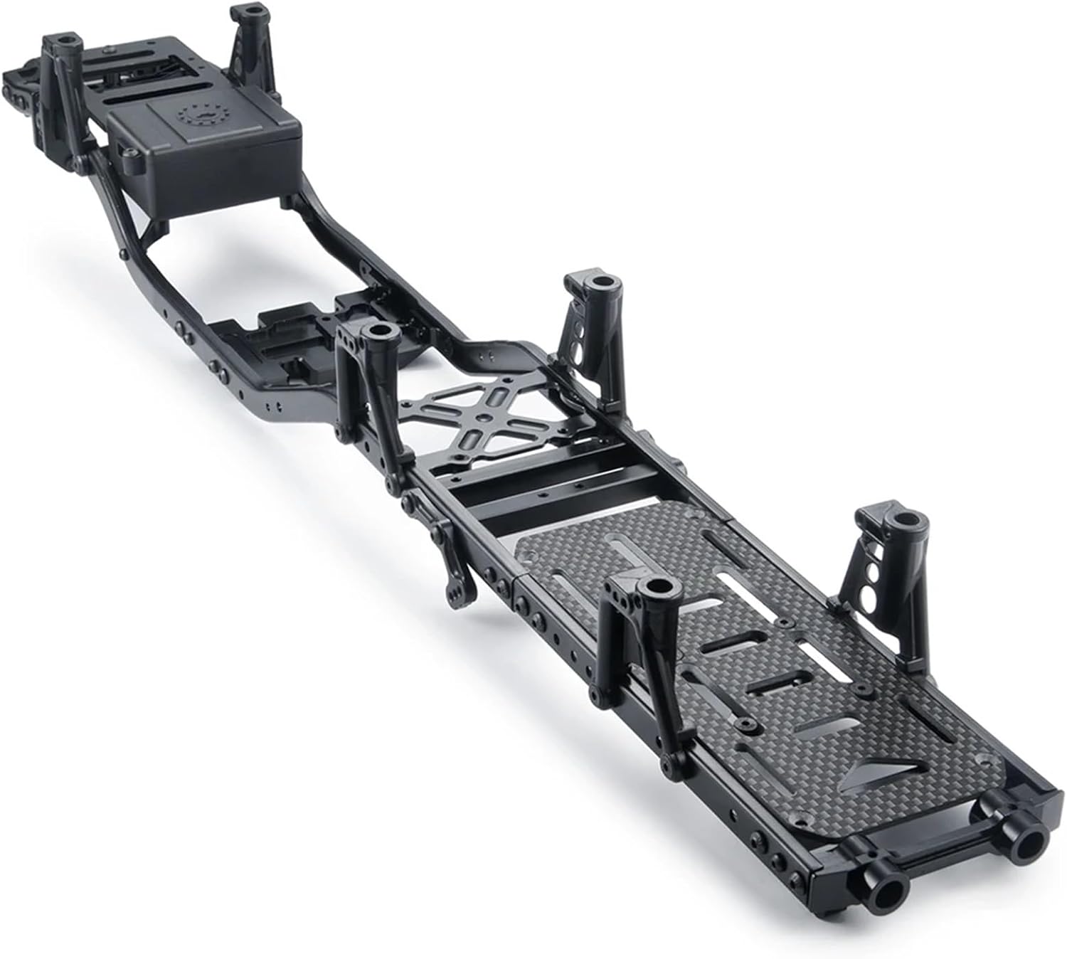 RC Car Parts Compatible with Axial for SCX10 90046 90047 90027 90028 1/10 RC Crawler Car Upgrade Accessories Metal for Chassis Frame