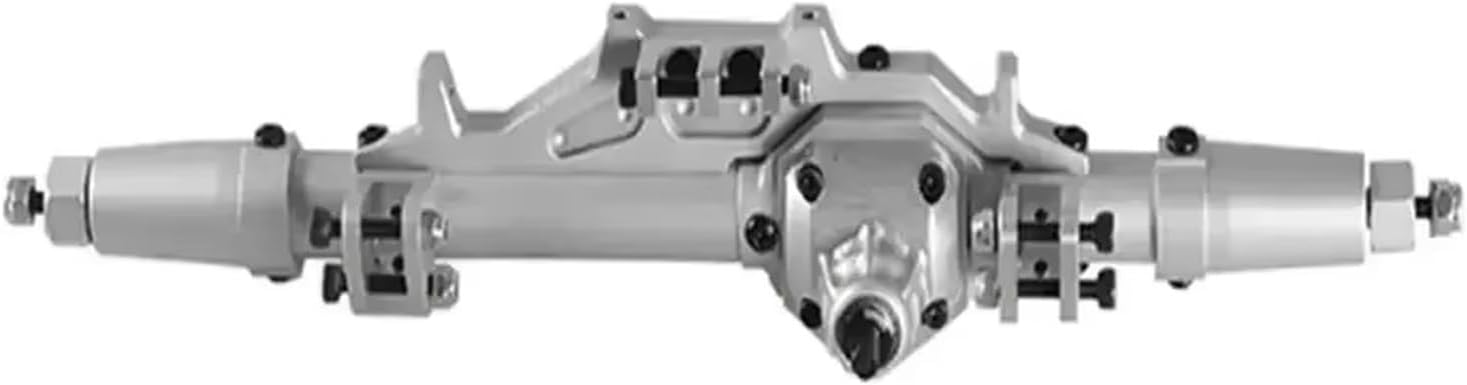 Rc Components For Axial For Wraith For Rock For Racer 90018 90045 RR10 90048 90053 1/10 RC Cars Complete Aluminum Alloy Front Rear Axle For RC Crawler(Black)