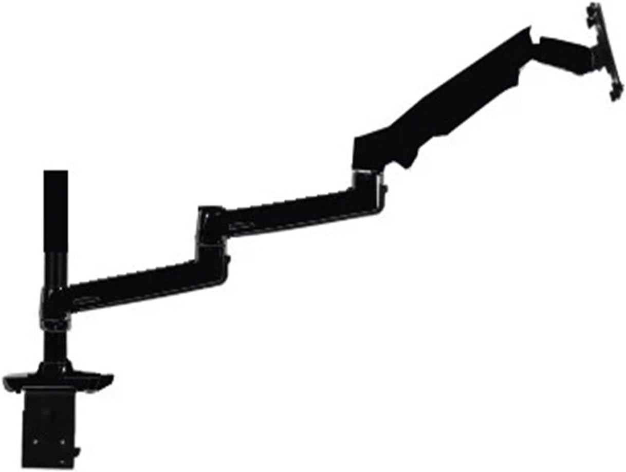 Aluminum full-motion free-lifting extra-long arm 10-38-inch LED LCD monitor stand monitor mounting bracket V63C/XSJ8013C(XSJ8013C-Black)