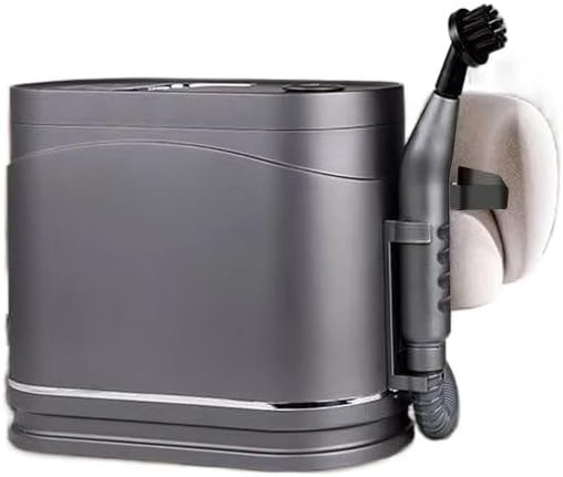 Steam Cleaner with 1500W Motor, 1.2L Tank, High Temperature 105-120°C, Multi-Function Nozzle for Home and Car, Grey (Gray, Spray-painted export American standard 110V)