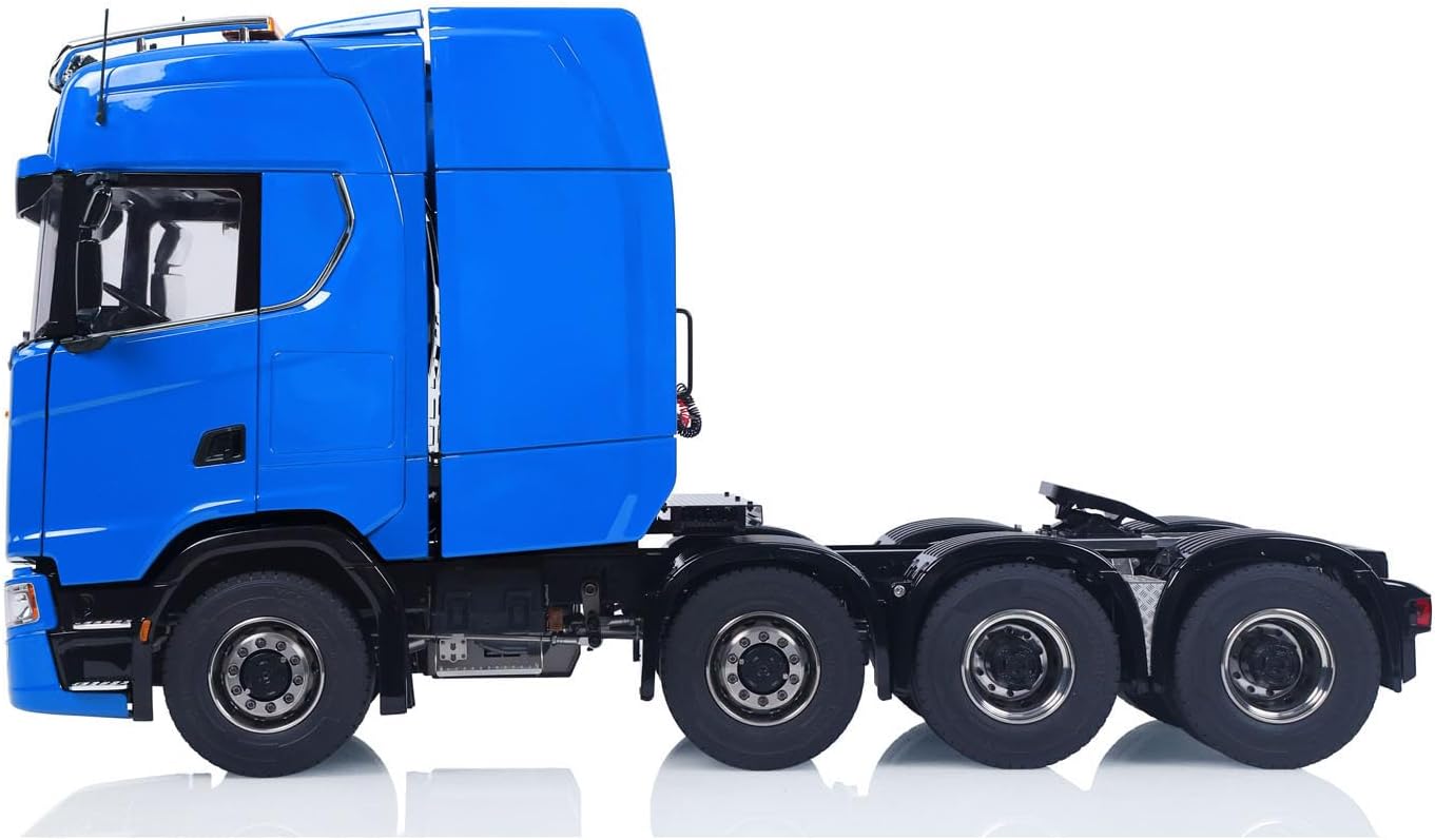 TOUCAN RC HOBBY Flysky Radio RC Tractor Truck 770S 1/14 Remote Control Lorry 8x8 Model Vehicle Axle Locks Sound System Engineering Light