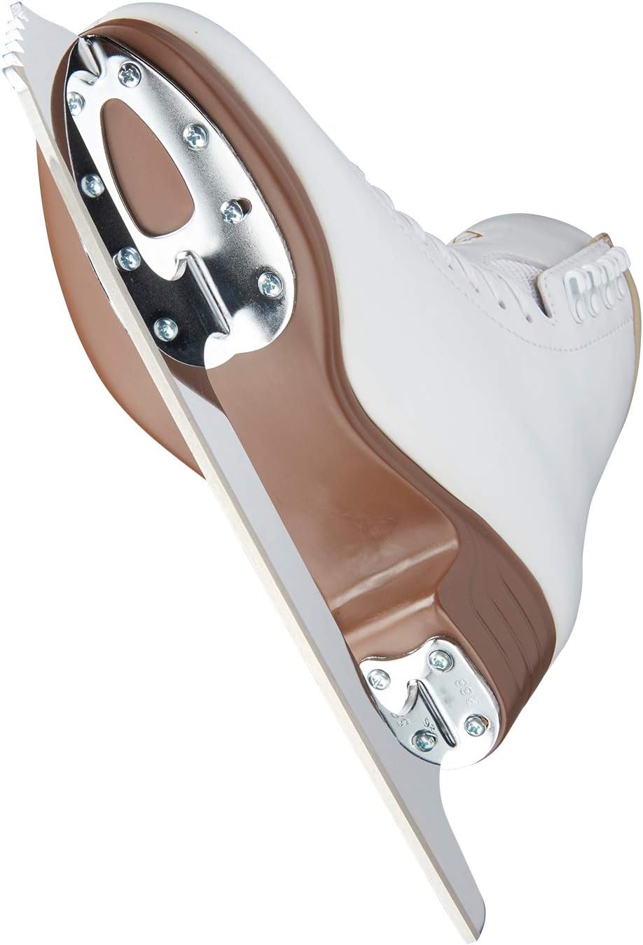 Jackson Ultima Artiste Figure Ice Skates for Women, Girls/White Color - Improved, JUST LAUNCHED 2019 Bundle with Skate Guards
