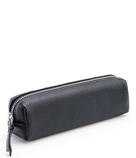 Pebbled Genuine Leather Organizational Roll Utility Case