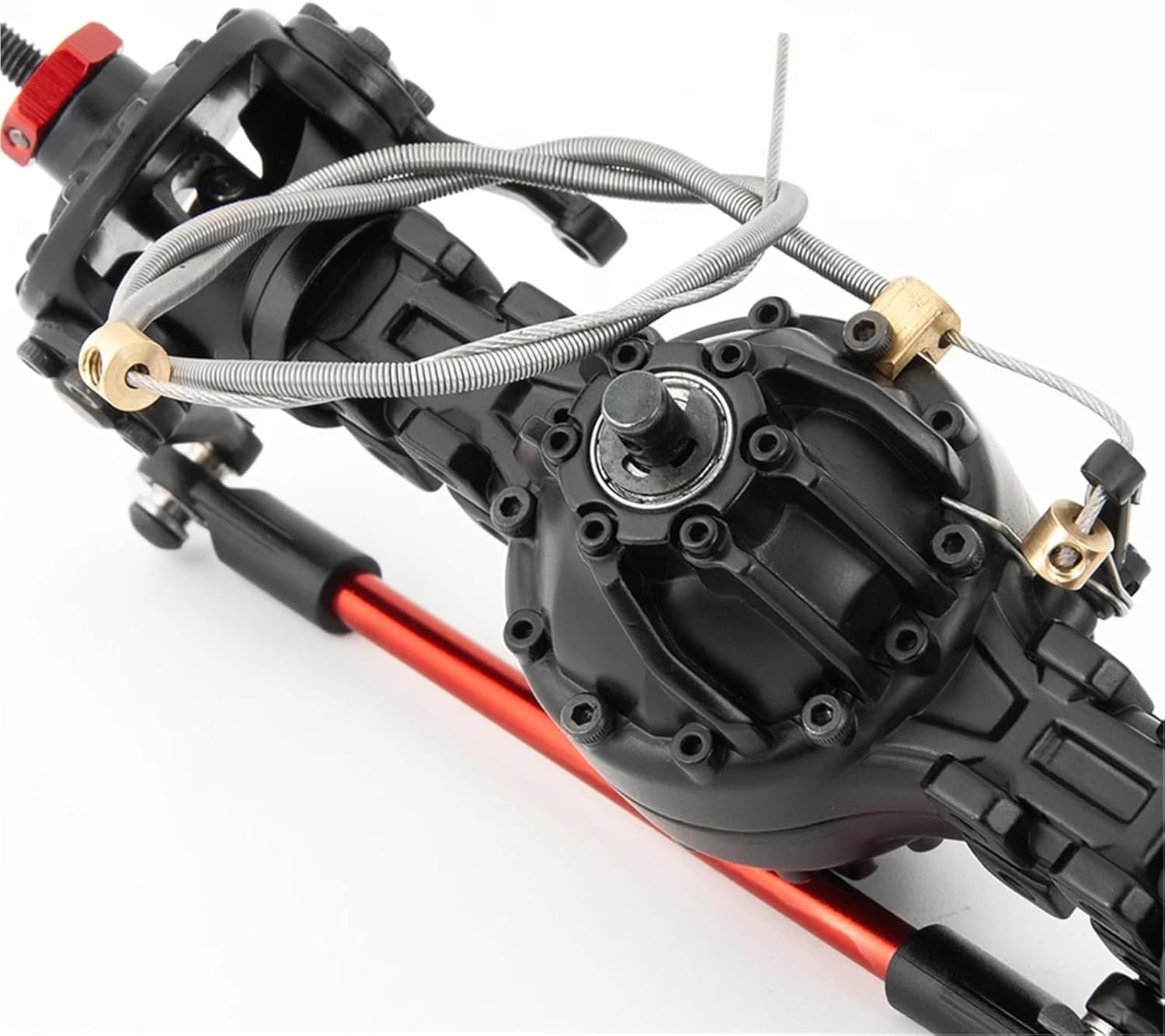 Compatible with Tamiya for LMT 4WD 1/14 Remote Control Car Upgrade Part Replacement Accessories Metal Front Rear Axle Set RC Car Parts(Front)