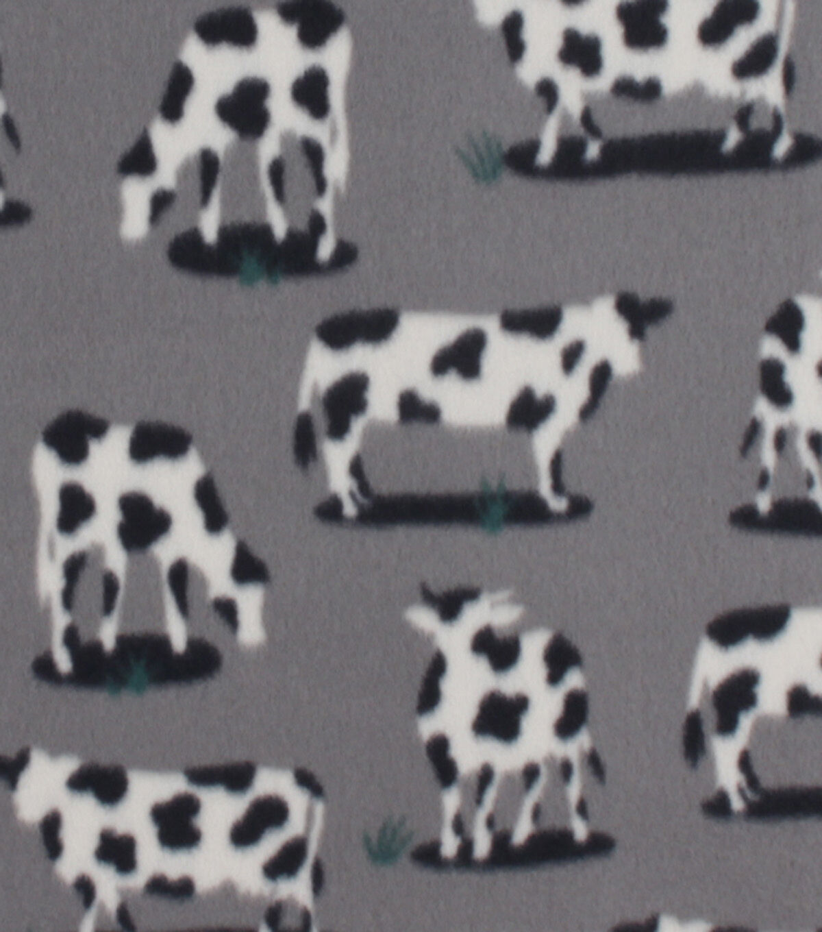 Multi Standing Cow Blizzard Fleece Fabric