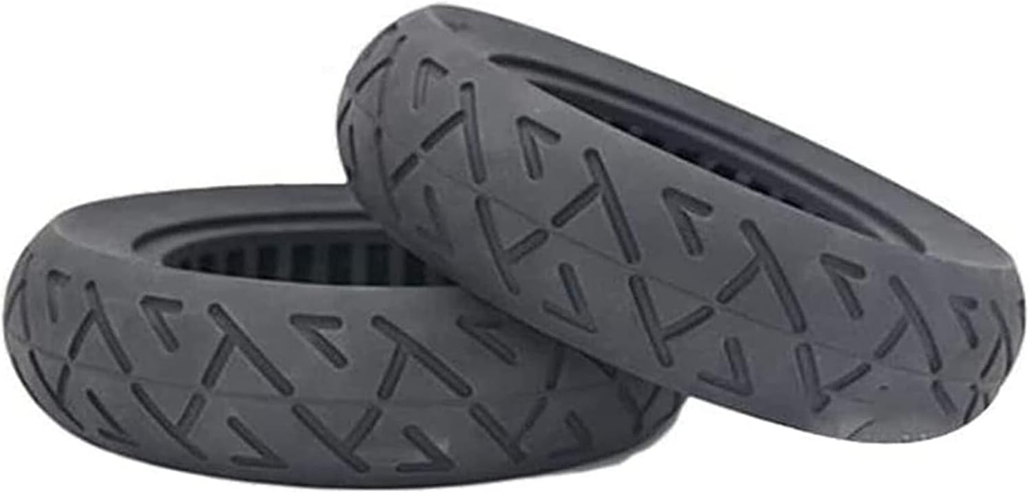 Electric scooter tires Electric Scooter Tires, 10 Inch Hollow Solid Tires 10X2.25/2.50 Free Pneumatic Wheels Electric Scooter Proof Tires Electric car tires (Black 10x2.25)