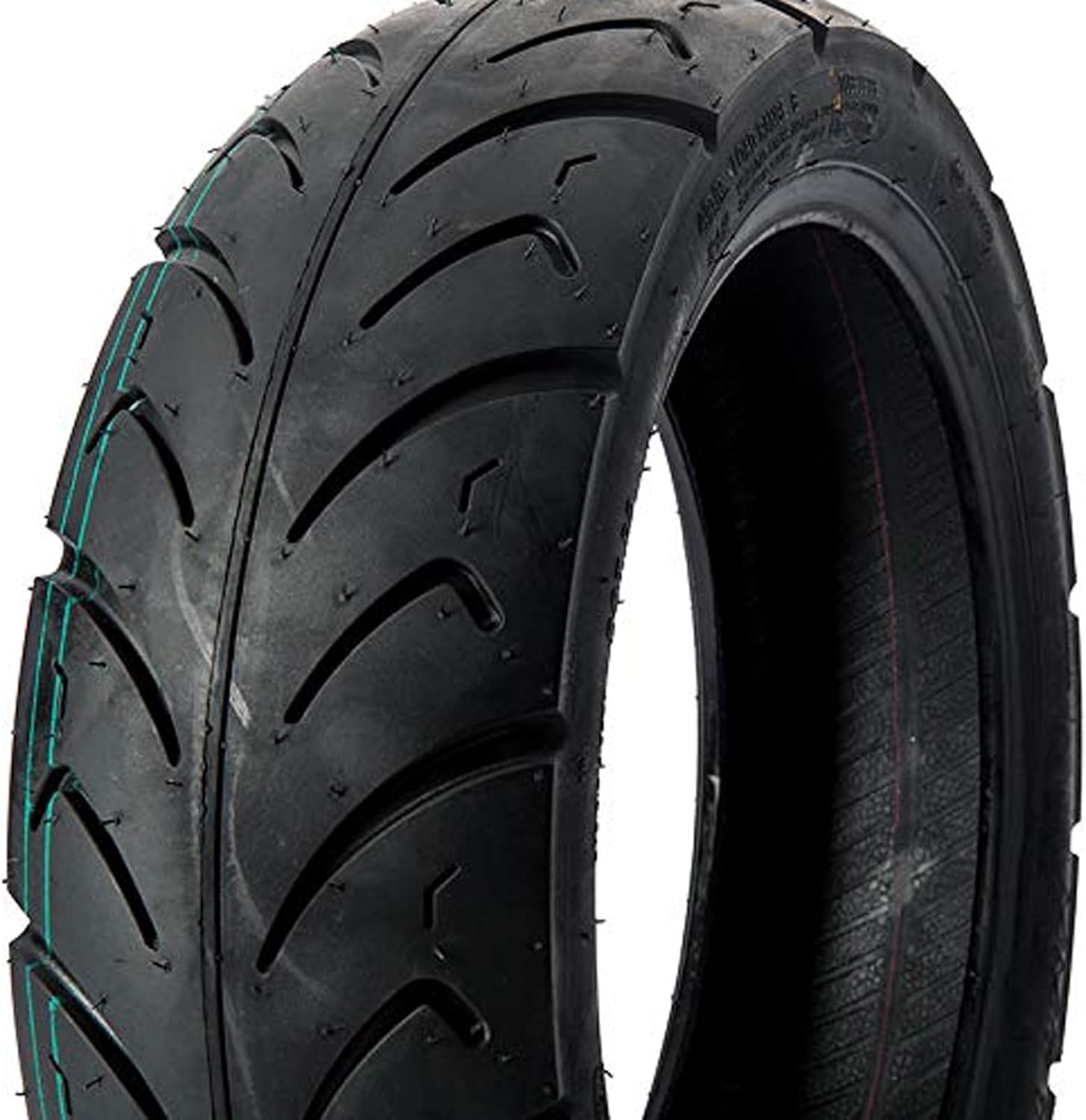 120/90-10 Tubeless Scooter Tire - Single Size, 2 Pieces for Front/Rear Wheels