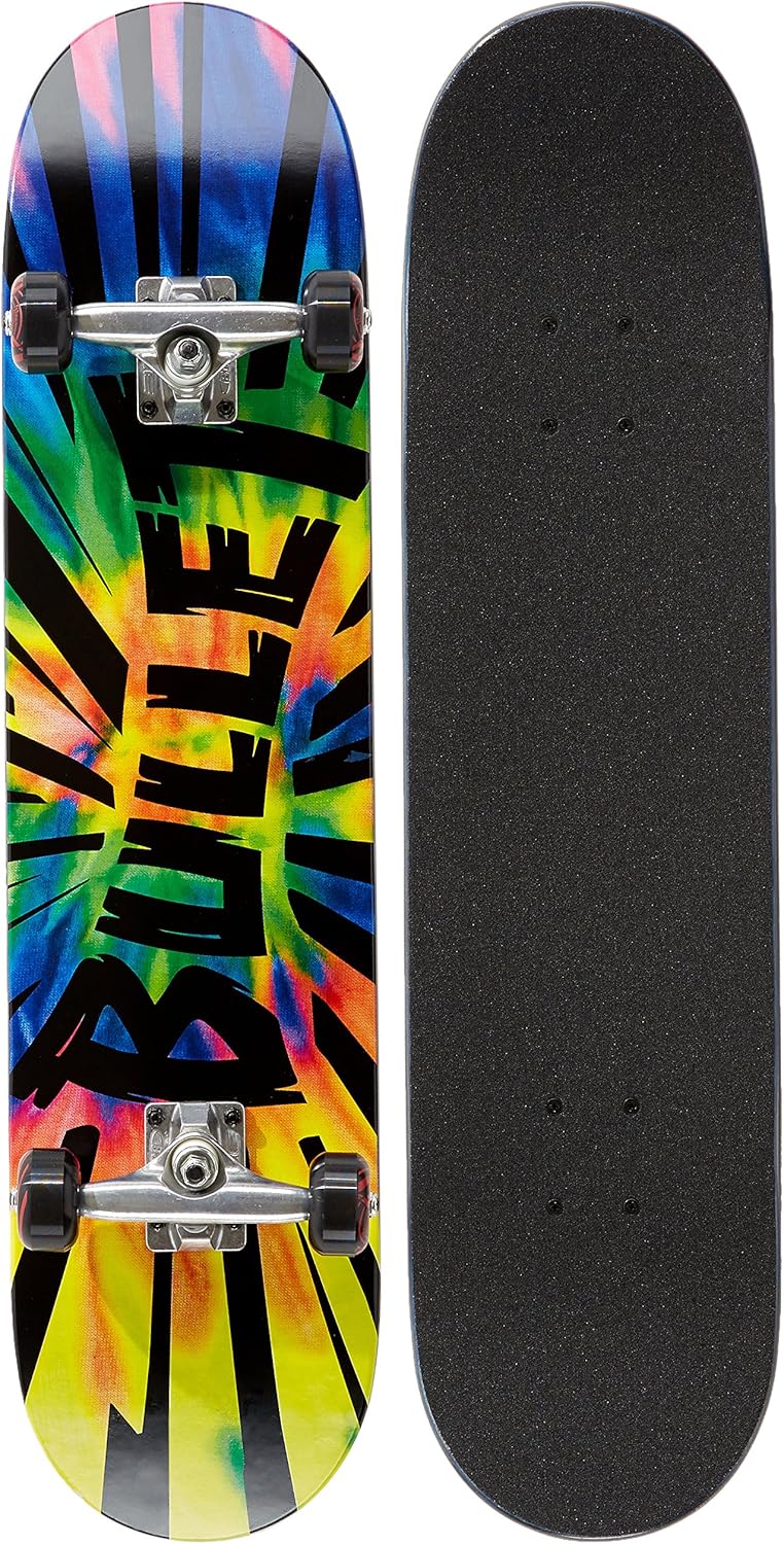 Bullet Skateboard Complete Shrapnel Tie Dye-Length 7.8 x 31.7 Inches BULDEKSHTD