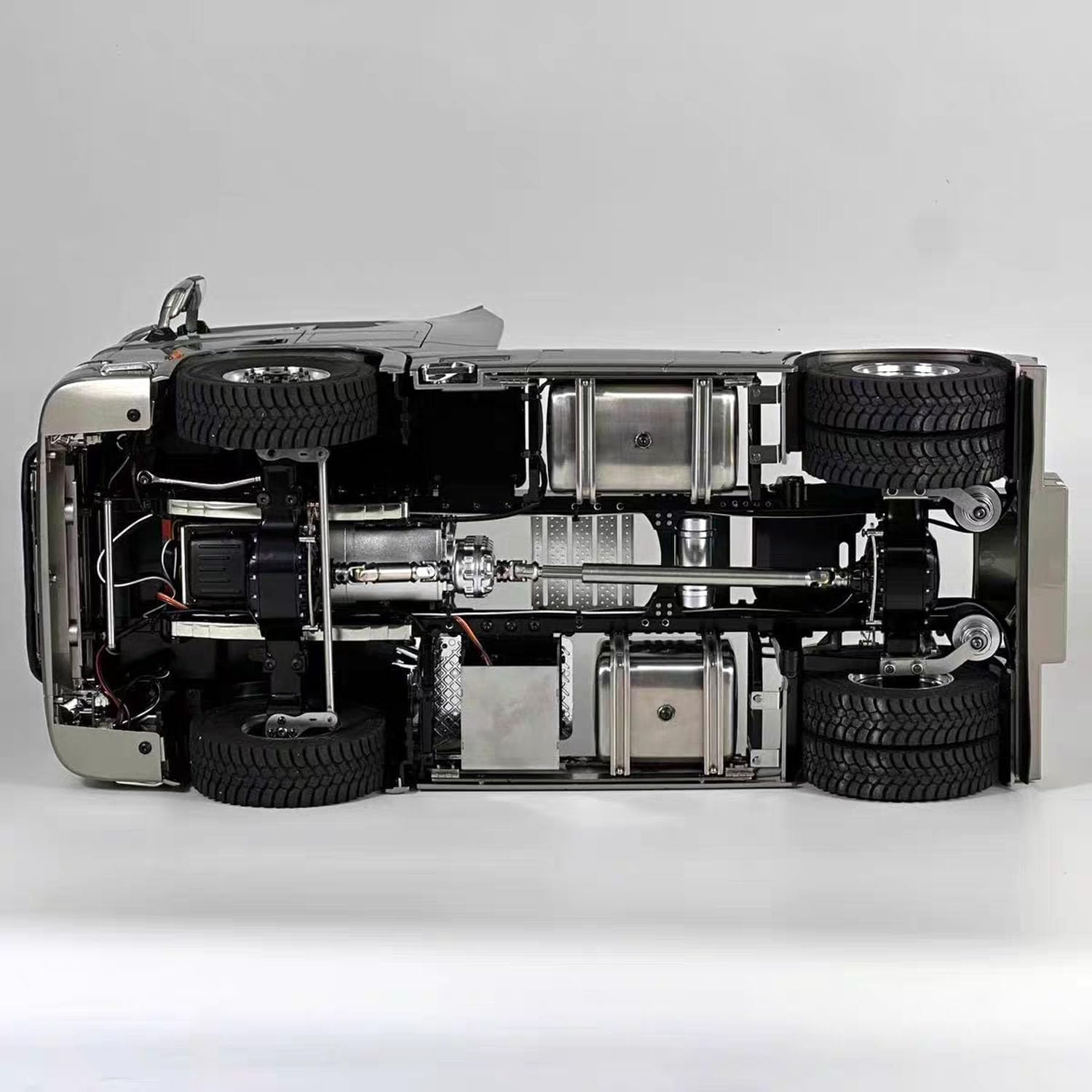 TOUCAN RC HOBBY 1/14 Remote Control Tractor Truck 770S Differential Locks 2Speed Gearbox 4WD RC Lorry Car for Tamiya Trailer Lights Sounds for Age 14+